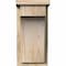 Ekena Millwork Huntington Rough Sawn Corbel w/Backplate, Douglas Fir, 8"W x 8"D x 16"H COR08X08X16HUN01RDF - alternate 2